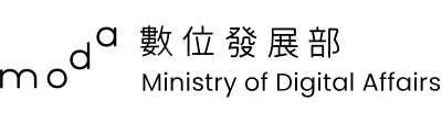 數位發展部logo：回主管法規查詢系統首頁